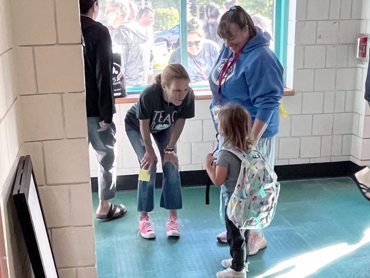 First day of school at the Salem Early Childhood Center